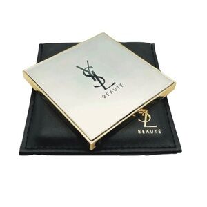 New Yves Saint Laurent Beaute Compact Mirror With a Protective Sleeve